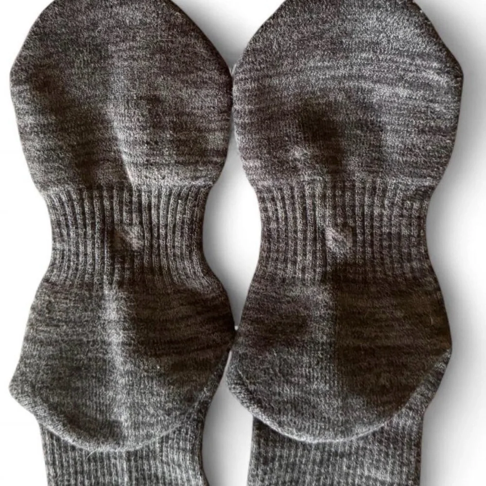 Nike Boys Performance Crew Sock - Grey Heather - Medium NWOT